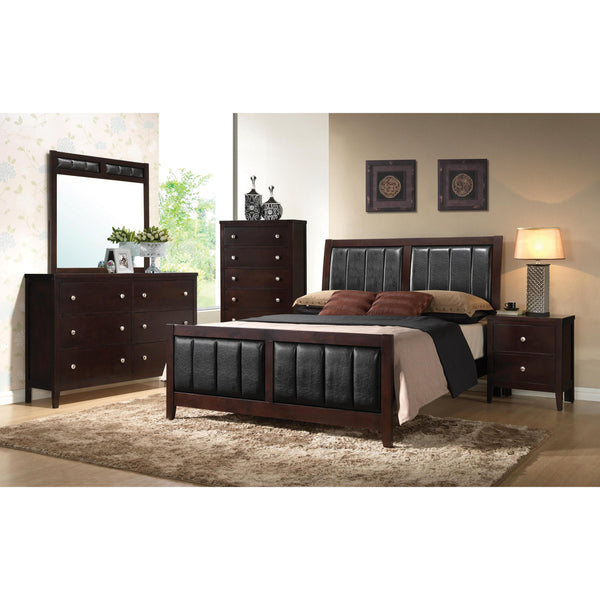  Coaster Furniture Carlton 202091KE 7 pc King Upholstered Bedroom Set IMAGE 1