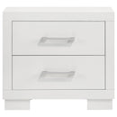  Coaster Furniture Jessica 202992 2-Drawer Nightstand - Snow White IMAGE 2