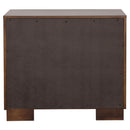  Coaster Furniture Jessica 200712 2-Drawer Nightstand - Cappuccino IMAGE 4