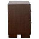  Coaster Furniture Jessica 200712 2-Drawer Nightstand - Cappuccino IMAGE 5
