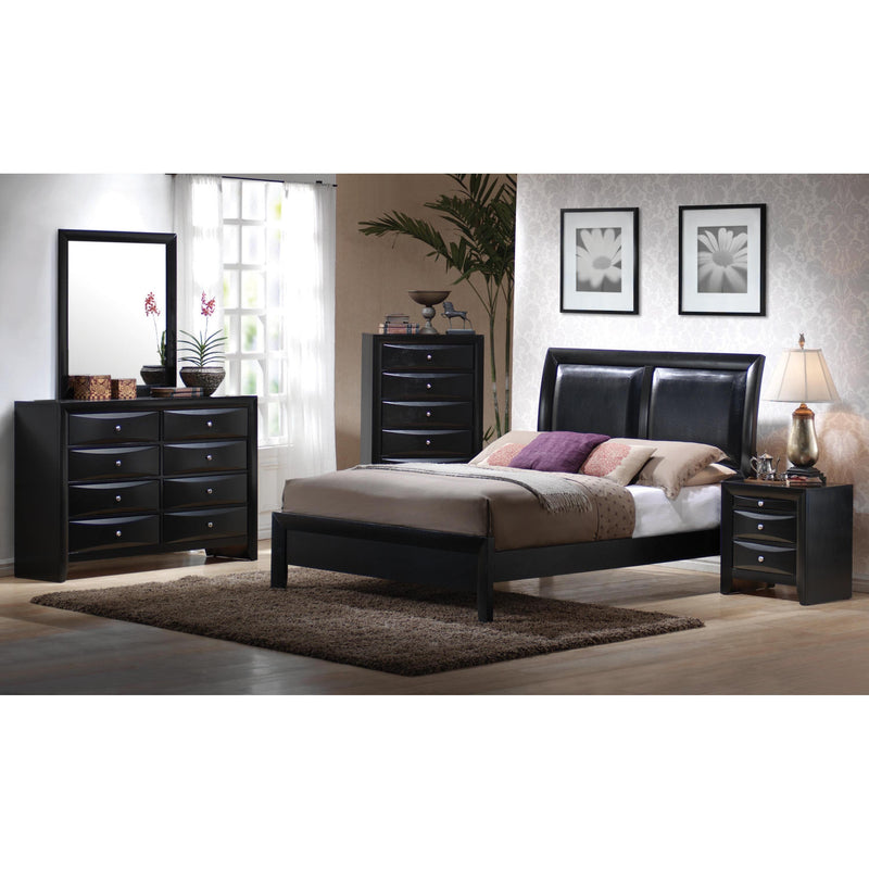  Coaster Furniture Briana 200702 2-Drawer Nightstand - Black IMAGE 2