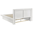  Coaster Furniture Jessica 202990Q Wood Queen LED Panel Bed - Snow White IMAGE 3