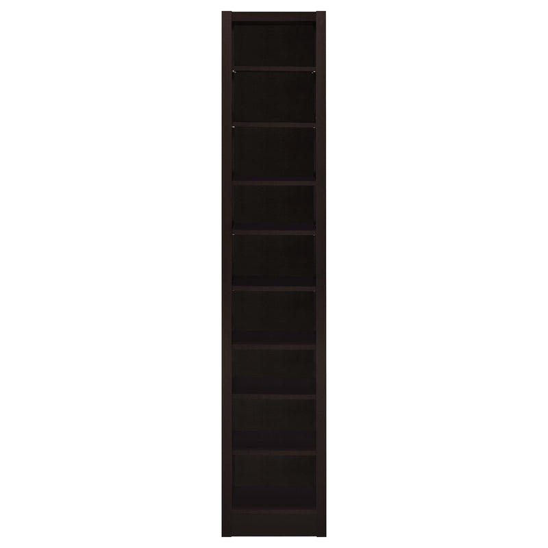  Coaster Furniture Eliam 800285 71-inch 9-shelf Bookcase - Cappuccino IMAGE 2