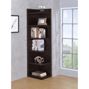  Coaster Furniture Alder 800270 71-inch 6-shelf Corner Bookcase - Cappuccino IMAGE 7