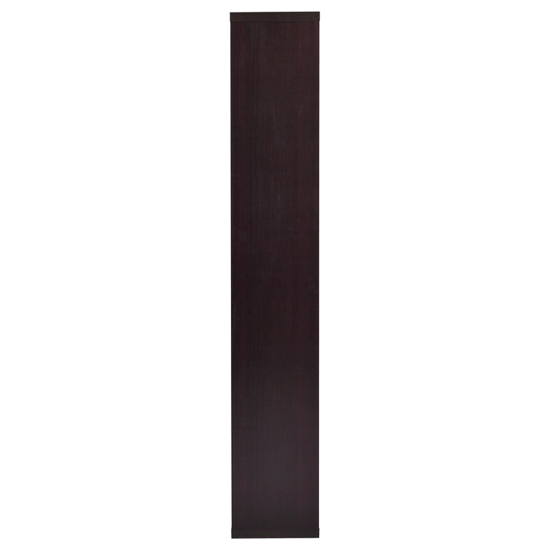  Coaster Furniture Theo 800264 71-inch 7-shelf Bookshelf - Cappuccino IMAGE 4