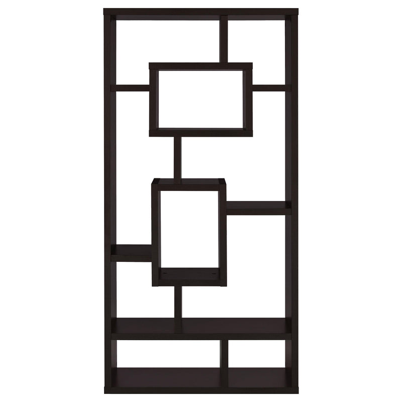  Coaster Furniture Corey 800259 71-inch 8-shelf Bookshelf - Cappuccino IMAGE 2