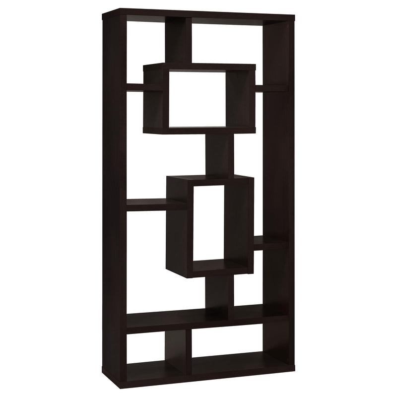  Coaster Furniture Corey 800259 71-inch 8-shelf Bookshelf - Cappuccino IMAGE 4