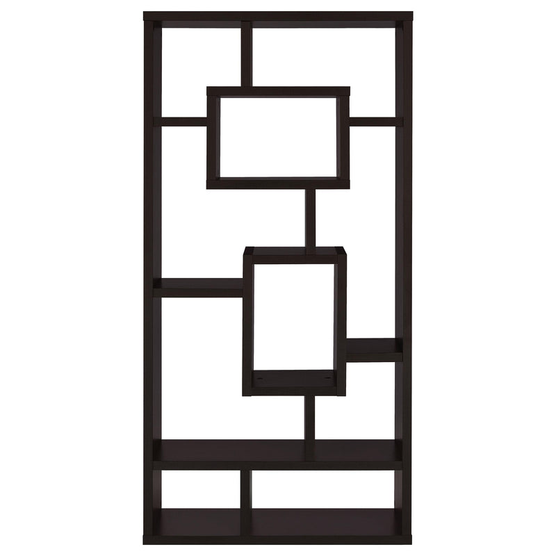  Coaster Furniture Corey 800259 71-inch 8-shelf Bookshelf - Cappuccino IMAGE 5