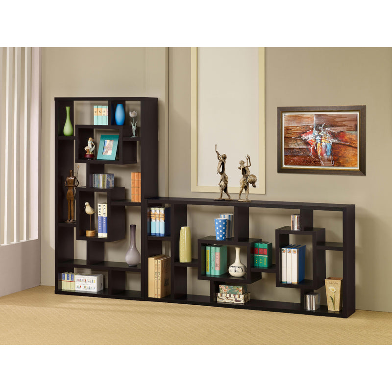  Coaster Furniture Corey 800259 71-inch 8-shelf Bookshelf - Cappuccino IMAGE 8