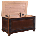  Coaster Furniture Finlay 900012 Cedar Chest - Dark Tobacco IMAGE 2