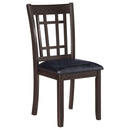  Coaster Furniture Lavon 102672 Wood Dining Side Chair - Espresso (Set of 2) IMAGE 1