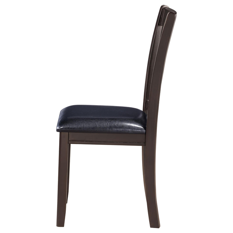  Coaster Furniture Lavon 102672 Wood Dining Side Chair - Espresso (Set of 2) IMAGE 4
