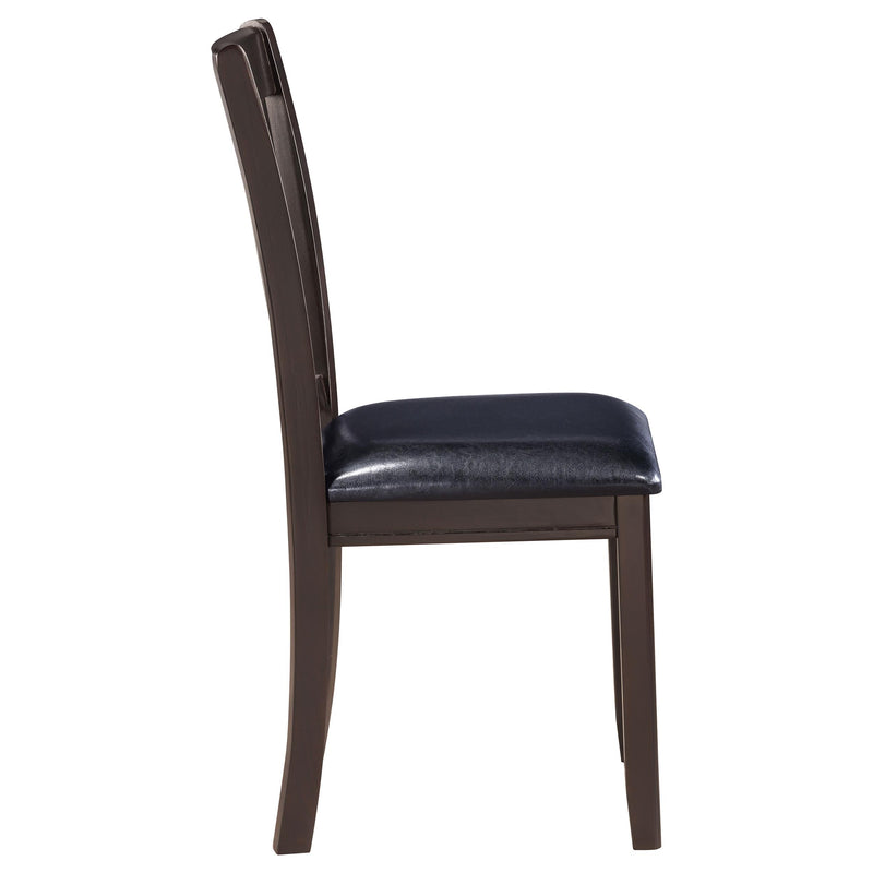  Coaster Furniture Lavon 102672 Wood Dining Side Chair - Espresso (Set of 2) IMAGE 8