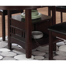  Coaster Furniture Lavon 102671 Oval 60-inch Extension Leaf Dining Table - Espresso IMAGE 2