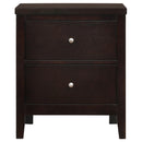  Coaster Furniture Carlton 202092 2-Drawer Nightstand - Cappuccino IMAGE 2
