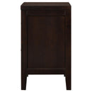  Coaster Furniture Carlton 202092 2-Drawer Nightstand - Cappuccino IMAGE 4