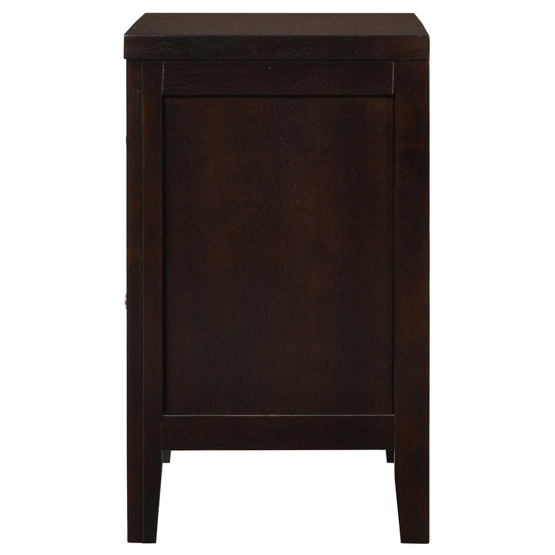  Coaster Furniture Carlton 202092 2-Drawer Nightstand - Cappuccino IMAGE 4