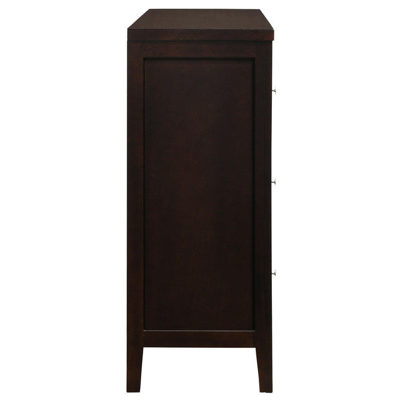  Coaster Furniture Carlton 202093 6-Drawer Dresser - Cappuccino IMAGE 8