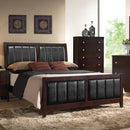  Coaster Furniture Carlton 202091KW Wood California King Panel Bed - Cappuccino IMAGE 4