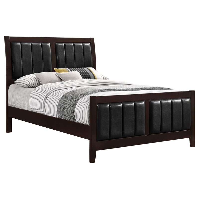  Coaster Furniture Carlton 202091Q Wood Queen Panel Bed - Cappuccino IMAGE 2