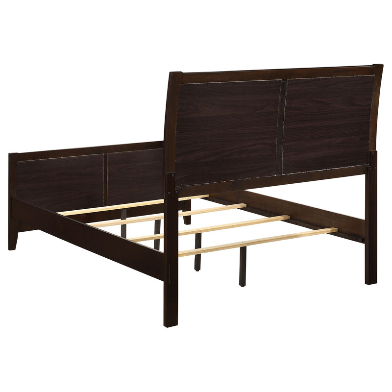  Coaster Furniture Carlton 202091Q Wood Queen Panel Bed - Cappuccino IMAGE 3
