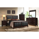  Coaster Furniture Carlton 202091Q Wood Queen Panel Bed - Cappuccino IMAGE 5