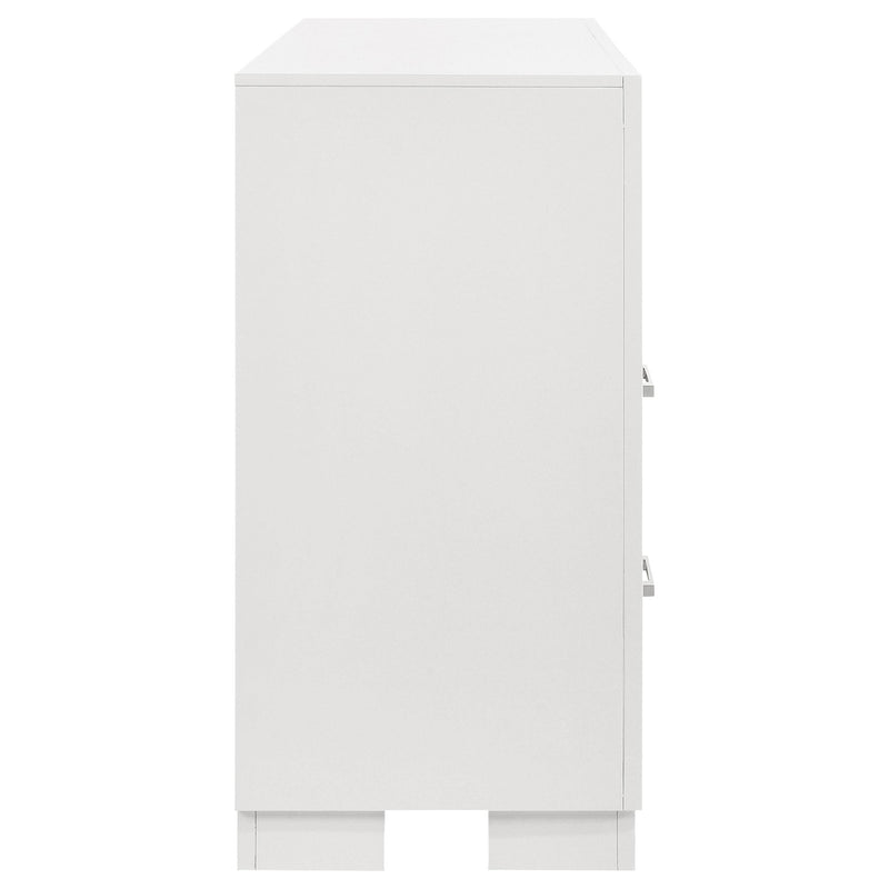  Coaster Furniture Jessica 202993 6-Drawer Dresser - Snow White IMAGE 8