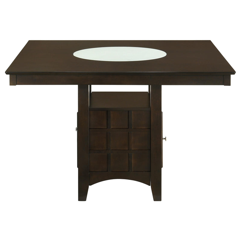  Coaster Furniture Gabriel 100438 52-inch Counter Height Dining Table - Cappuccino IMAGE 5