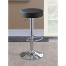  Coaster Furniture Ramses 102558 29" Adjustable Bar Stool - Chrome and Black IMAGE 6