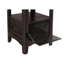  Coaster Furniture Lavon 102888 Oval 60-inch Extension Counter Dining Table - Espresso IMAGE 8