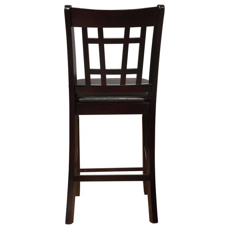  Coaster Furniture Lavon 102889 Wood Counter Chair - Black and Espresso (Set of 2) IMAGE 6