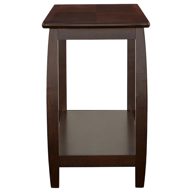 Coaster Furniture Dixon 701079 Wood Entryway Console Table with Shelf - Cappuccino IMAGE 4