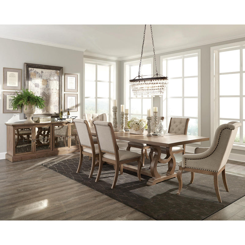  Coaster Furniture Brockway 110291 7 pc Dining Set IMAGE 1