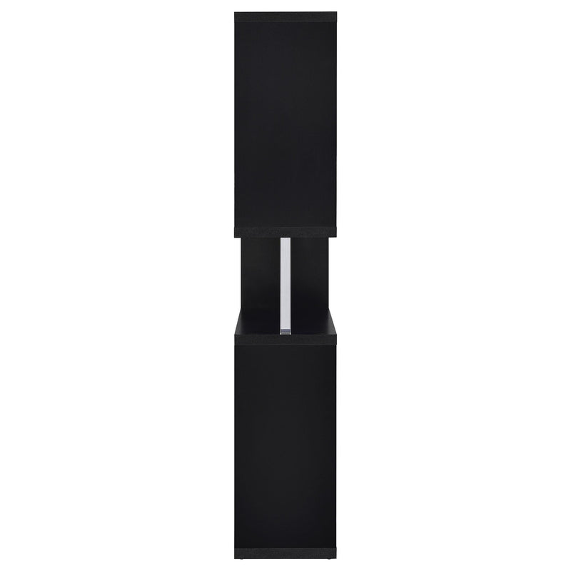  Coaster Furniture Hoover 800309 63-inch 5-shelf Bookshelf - Black IMAGE 4