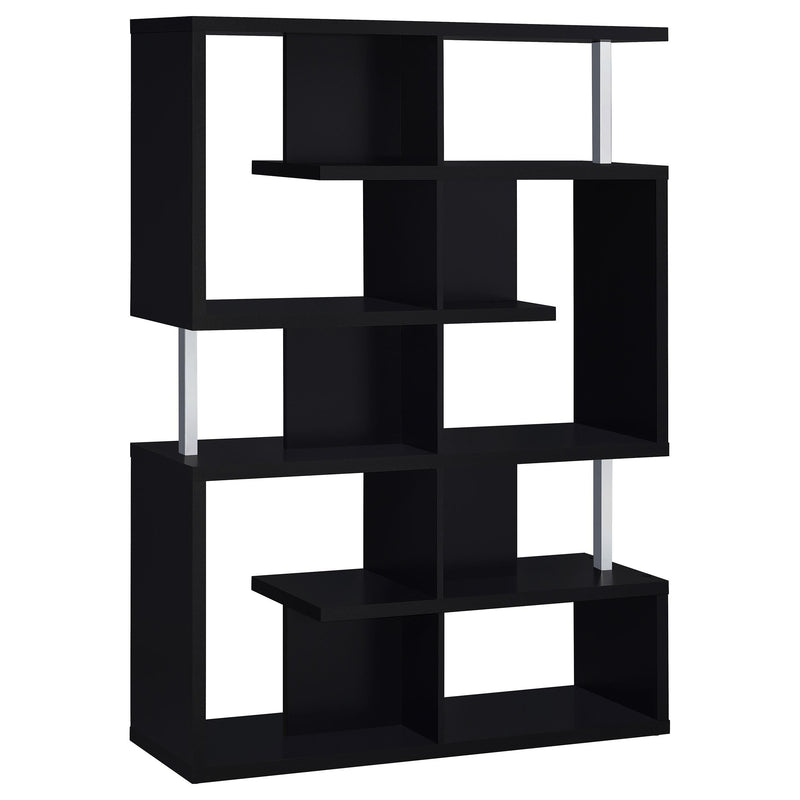  Coaster Furniture Hoover 800309 63-inch 5-shelf Bookshelf - Black IMAGE 5