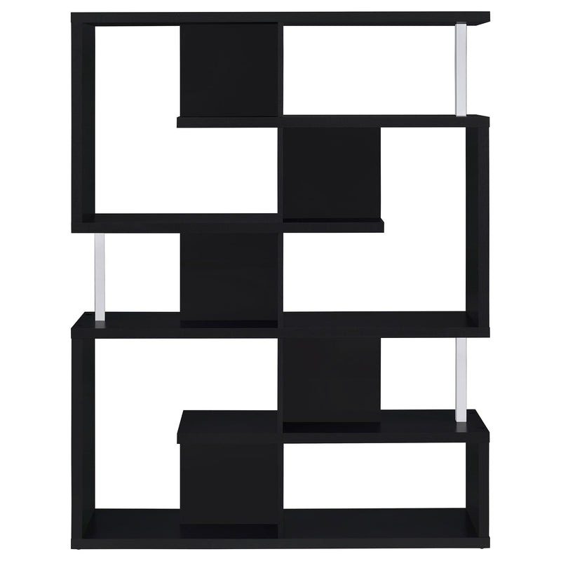  Coaster Furniture Hoover 800309 63-inch 5-shelf Bookshelf - Black IMAGE 6
