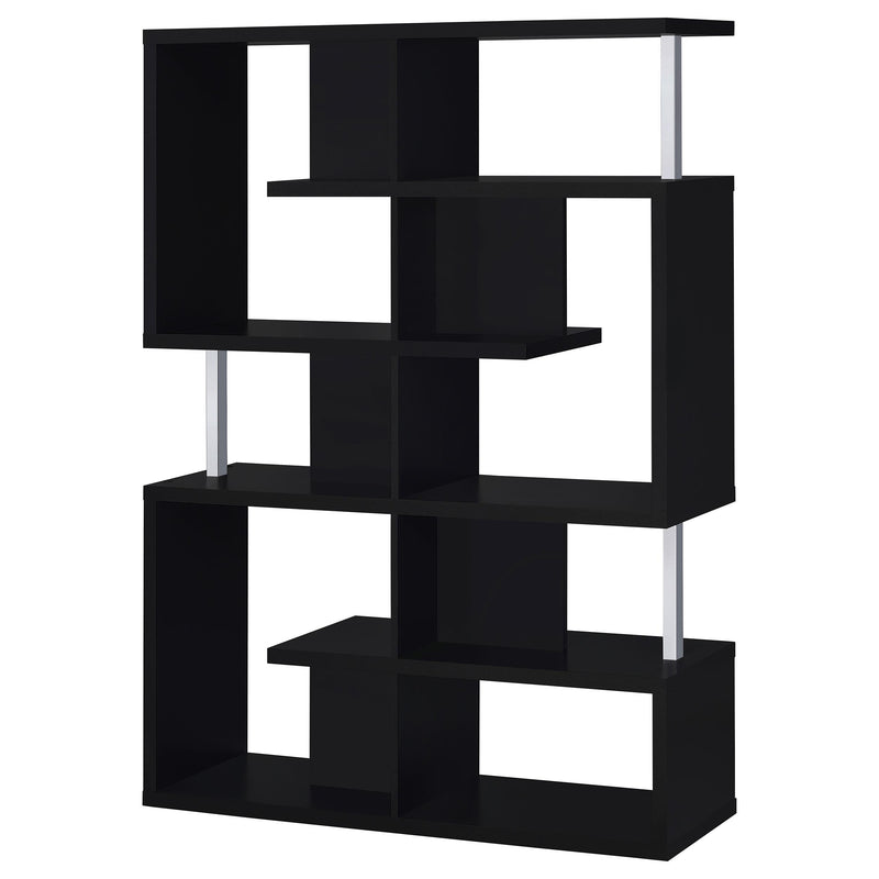  Coaster Furniture Hoover 800309 63-inch 5-shelf Bookshelf - Black IMAGE 7