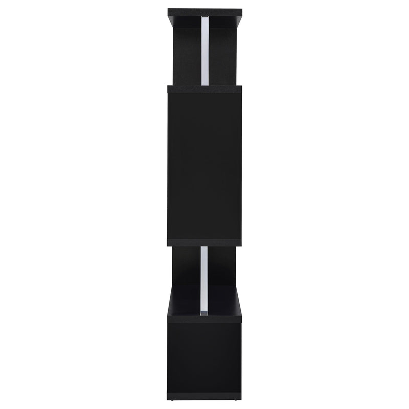  Coaster Furniture Hoover 800309 63-inch 5-shelf Bookshelf - Black IMAGE 8