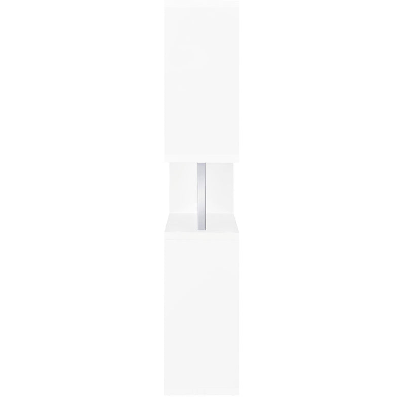  Coaster Furniture Hoover 800310 63-inch 5-shelf Bookshelf - White IMAGE 4
