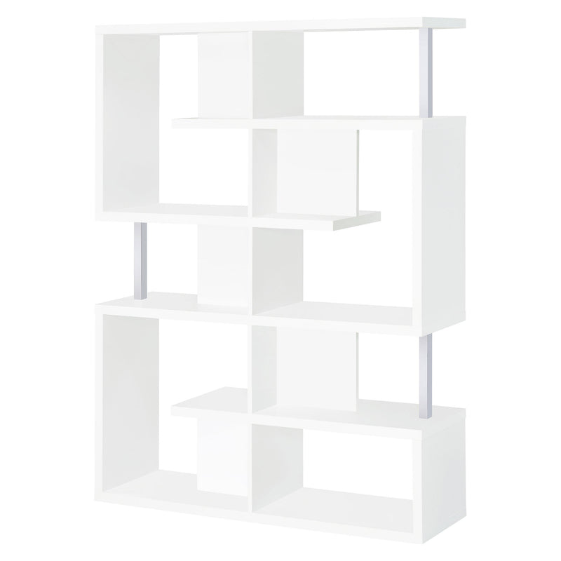  Coaster Furniture Hoover 800310 63-inch 5-shelf Bookshelf - White IMAGE 7