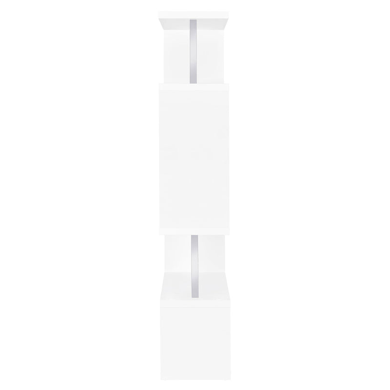  Coaster Furniture Hoover 800310 63-inch 5-shelf Bookshelf - White IMAGE 8