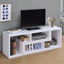  Coaster Furniture Velma 800330 Multipurpose TV Stand and Bookshelf - White IMAGE 15