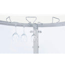  Coaster Furniture Amarillo 101066 Freestanding Glass Top Home Bar Wine Cabinet - White IMAGE 12