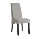  Coaster Furniture Stanton 102062 Velvet Upholstered Dining Side Chair - Grey (Set of 2) IMAGE 2