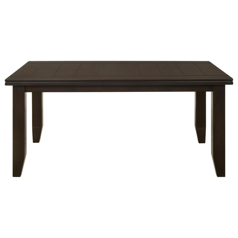  Coaster Furniture Dalila 102721 Rectangular 66-inch Wood Dining Table - Cappuccino IMAGE 2