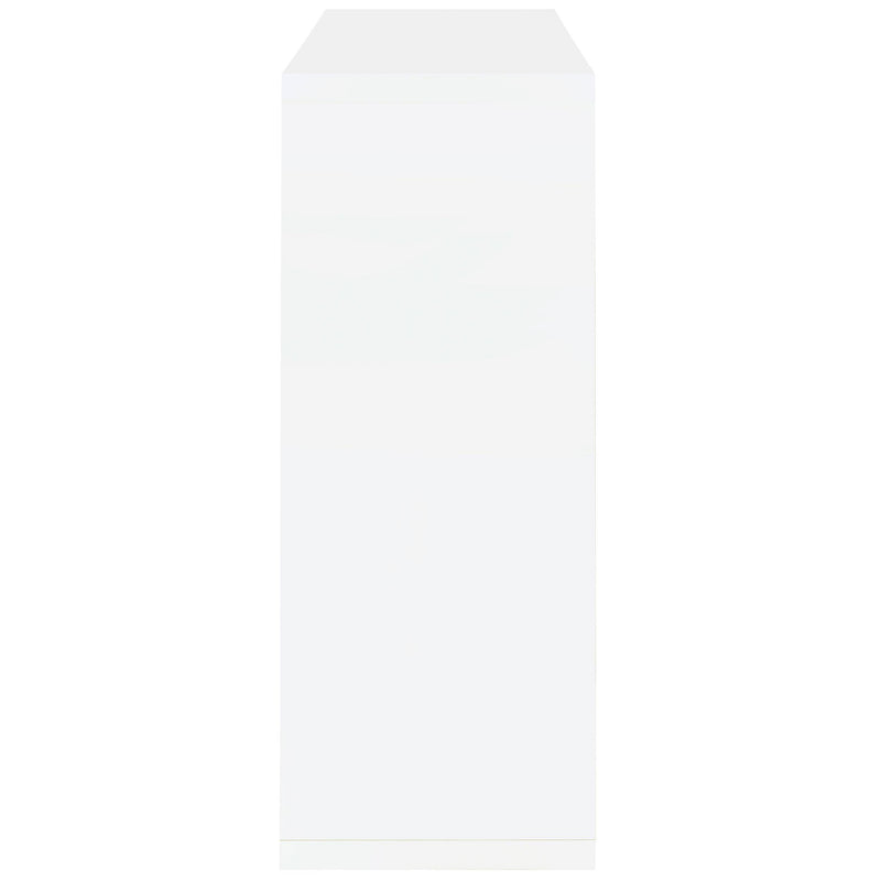  Coaster Furniture Prescott 100167 Rectangular Home Bar Table - White High Gloss IMAGE 4