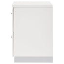  Coaster Furniture Felicity 203502 2-Drawer Nightstand - White High Gloss IMAGE 4