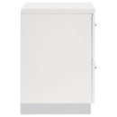  Coaster Furniture Felicity 203502 2-Drawer Nightstand - White High Gloss IMAGE 8