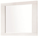  Coaster Furniture Felicity 203504 Dresser Mirror - White High Gloss IMAGE 1