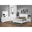  Coaster Furniture Felicity 203505 5-Drawer Bedroom Chest - White High Gloss IMAGE 11